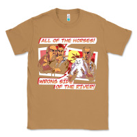 Toasted Coconut wrong side of the river Classic Tee - artisFamous