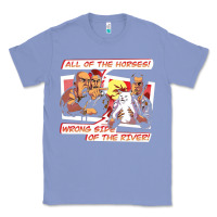 Colony Blue wrong side of the river Classic Tee - artisFamous