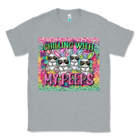 Heather Grey chilling with my peeps Classic Tee - FaDigitalArtStudio