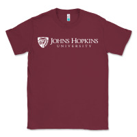 Burgundy johns hopkins Classic Tee - artisFamous
