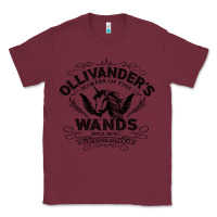 Burgundy ollivanders wands Classic Tee - artisFamous