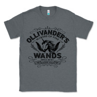 Charcoal Heather ollivanders wands Classic Tee - artisFamous