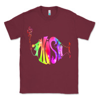 Burgundy p hish Classic Tee - artisFamous