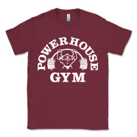 Burgundy power house gym fitness Classic Tee - artisFamous