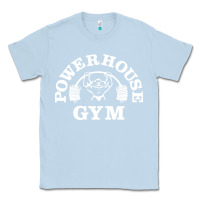 Dusty Blue power house gym fitness Classic Tee - artisFamous