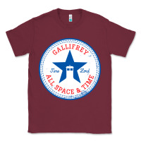 Burgundy time lords chucks Classic Tee - artisFamous