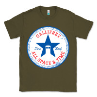 Army Green time lords chucks Classic Tee - artisFamous