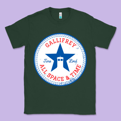 Time Lords Chucks Classic Tee Designed By Artisfamous