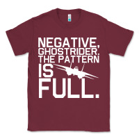 Burgundy top gun ghostrider Classic Tee - artisFamous