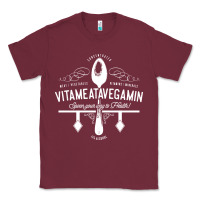 Burgundy vitameatavegamin Classic Tee - artisFamous