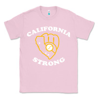 Bubblegum Pink california strong Classic Tee - artisFamous