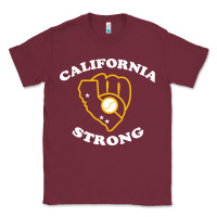 Burgundy california strong Classic Tee - artisFamous