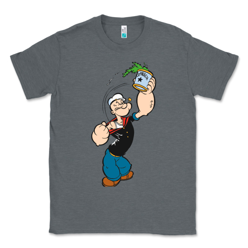 Popeye Spinach Retro Mens Funny Classic Tee by artisFamous | Teevron