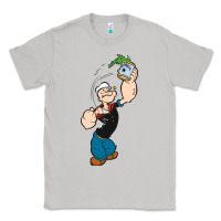 Moon Dust Popeye Spinach Retro Mens Funny Classic Tee - artisFamous