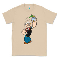 Mushroom Popeye Spinach Retro Mens Funny Classic Tee - artisFamous