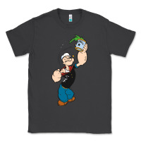 Smoke Popeye Spinach Retro Mens Funny Classic Tee - artisFamous