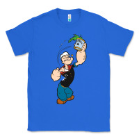 True Royal Popeye Spinach Retro Mens Funny Classic Tee - artisFamous