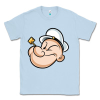 Dusty Blue The Sailor Popeye Classic Tee - artisFamous