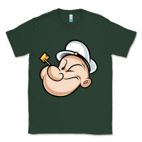 Sports Green The Sailor Popeye Classic Tee - artisFamous