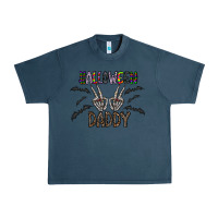 Midnight Navy halloween daddy Urban Heavy Tee - CowhideDigitalArt