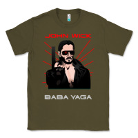Army Green the baba yaga Classic Tee - artisFamous