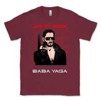 Burgundy the baba yaga Classic Tee - artisFamous