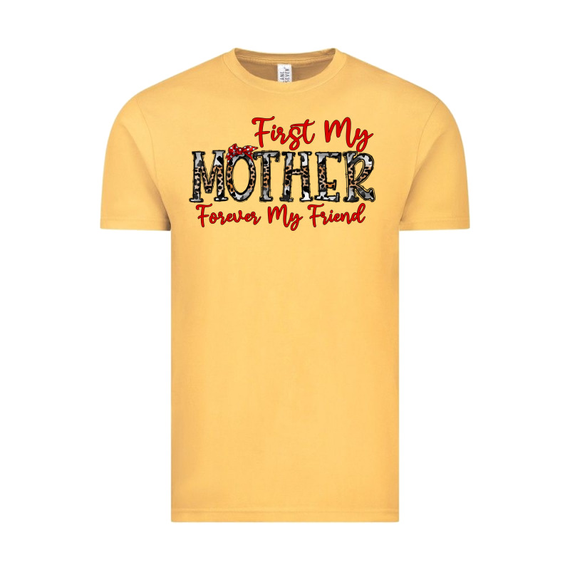 First My Mother Forever My Friend Vintage Tee by CowhideDigitalArt | Teevron
