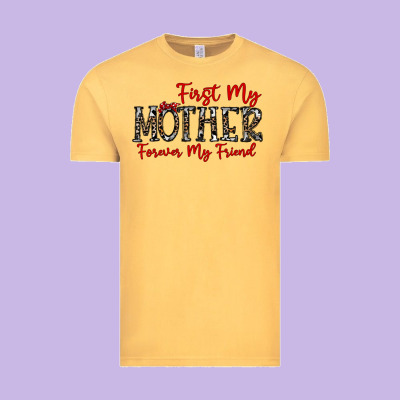 First My Mother Forever My Friend Vintage Tee Designed By Cowhidedigitalart