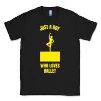 Black just a boy who loves ballet Classic Tee - artisFamous