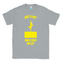 Heather Grey just a boy who loves ballet Classic Tee - artisFamous