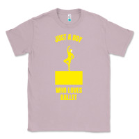 Lilac just a boy who loves ballet Classic Tee - artisFamous