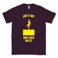 Plum just a boy who loves ballet Classic Tee - artisFamous
