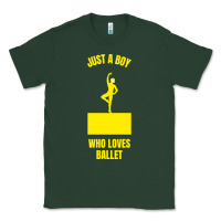 Sports Green just a boy who loves ballet Classic Tee - artisFamous