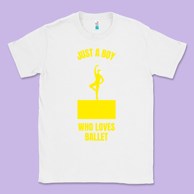 Just A Boy Who Loves Ballet Classic Tee Designed By Artisfamous