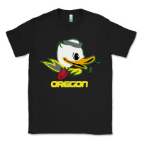 Black throwback oregon Classic Tee - artisFamous