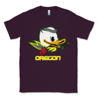 Plum throwback oregon Classic Tee - artisFamous