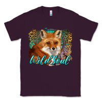 Plum wild soul fox with dream catcher Classic Tee - BarkalooDesign