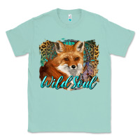 Seafoam wild soul fox with dream catcher Classic Tee - BarkalooDesign