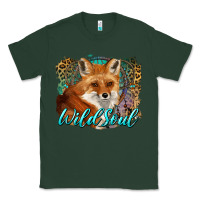 Sports Green wild soul fox with dream catcher Classic Tee - BarkalooDesign