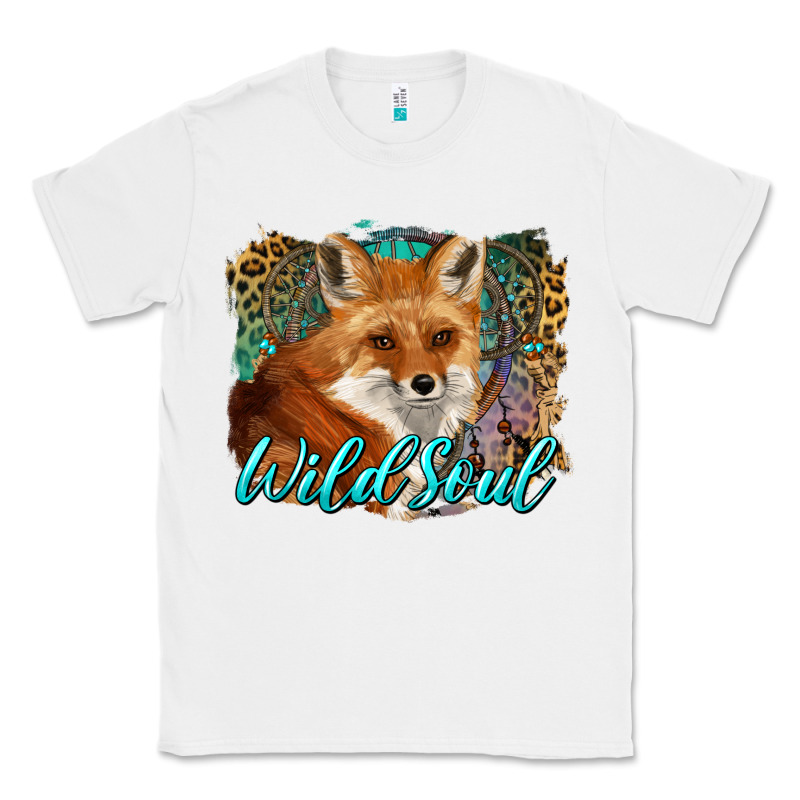 Wild Soul Fox With Dream Catcher Classic Tee by BarkalooDesign | Teevron