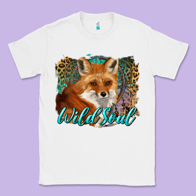Wild Soul Fox With Dream Catcher Classic Tee Designed By Barkaloodesign