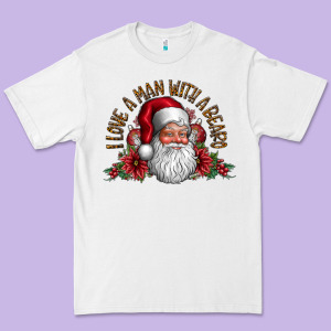 I Love A Man With Beard Premium Tee Designed By Cowhidedigitalart