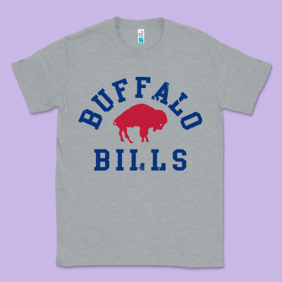 Vintage Distressed Bills Classic Tee Designed By Artisfamous