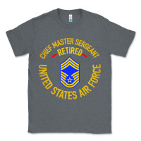 Charcoal Heather chief master sergeant retired Classic Tee - artisFamous