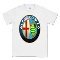 White alfa racing big merch Classic Tee - artisFamous