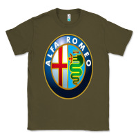 Army Green alfa racing big merch Classic Tee - artisFamous