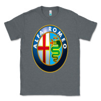 Charcoal Heather alfa racing big merch Classic Tee - artisFamous