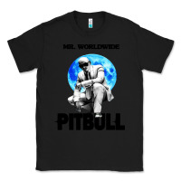 Black merch mr worldwide pit bull Classic Tee - artisFamous