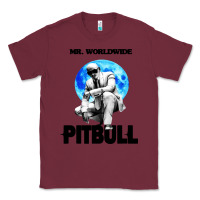 Burgundy merch mr worldwide pit bull Classic Tee - artisFamous