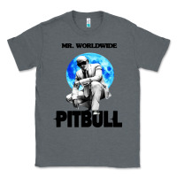 Charcoal Heather merch mr worldwide pit bull Classic Tee - artisFamous
